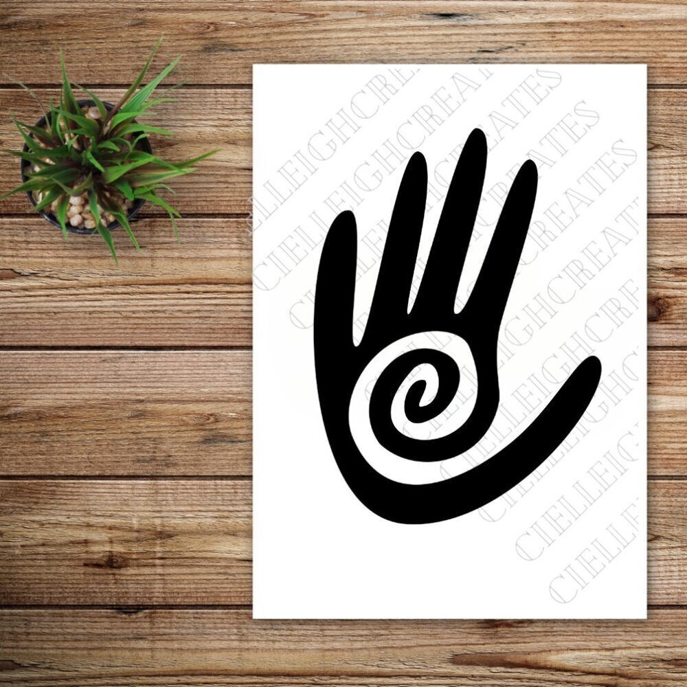 *2 for $20* Tribal hand vinyl decal sticker Handcrafted